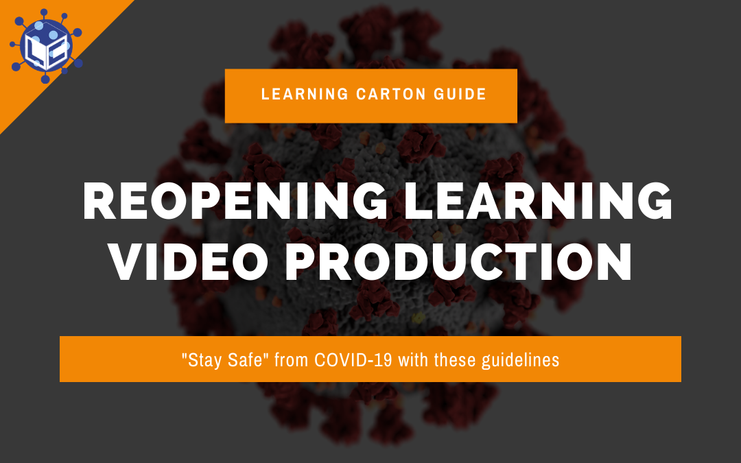 Guidelines for reopening learning video production