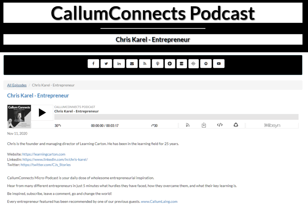 CallumConnectsPodcast