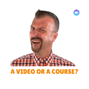 A video or a course