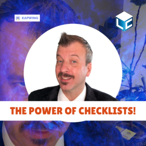 The Power of the Checklist