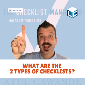 041What are two types of checklists