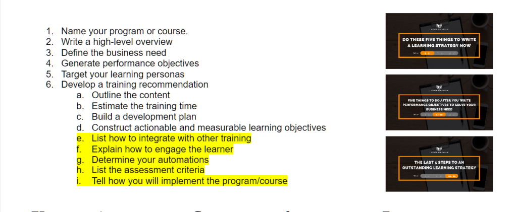 11-15 items on the Learning Strategy checklist