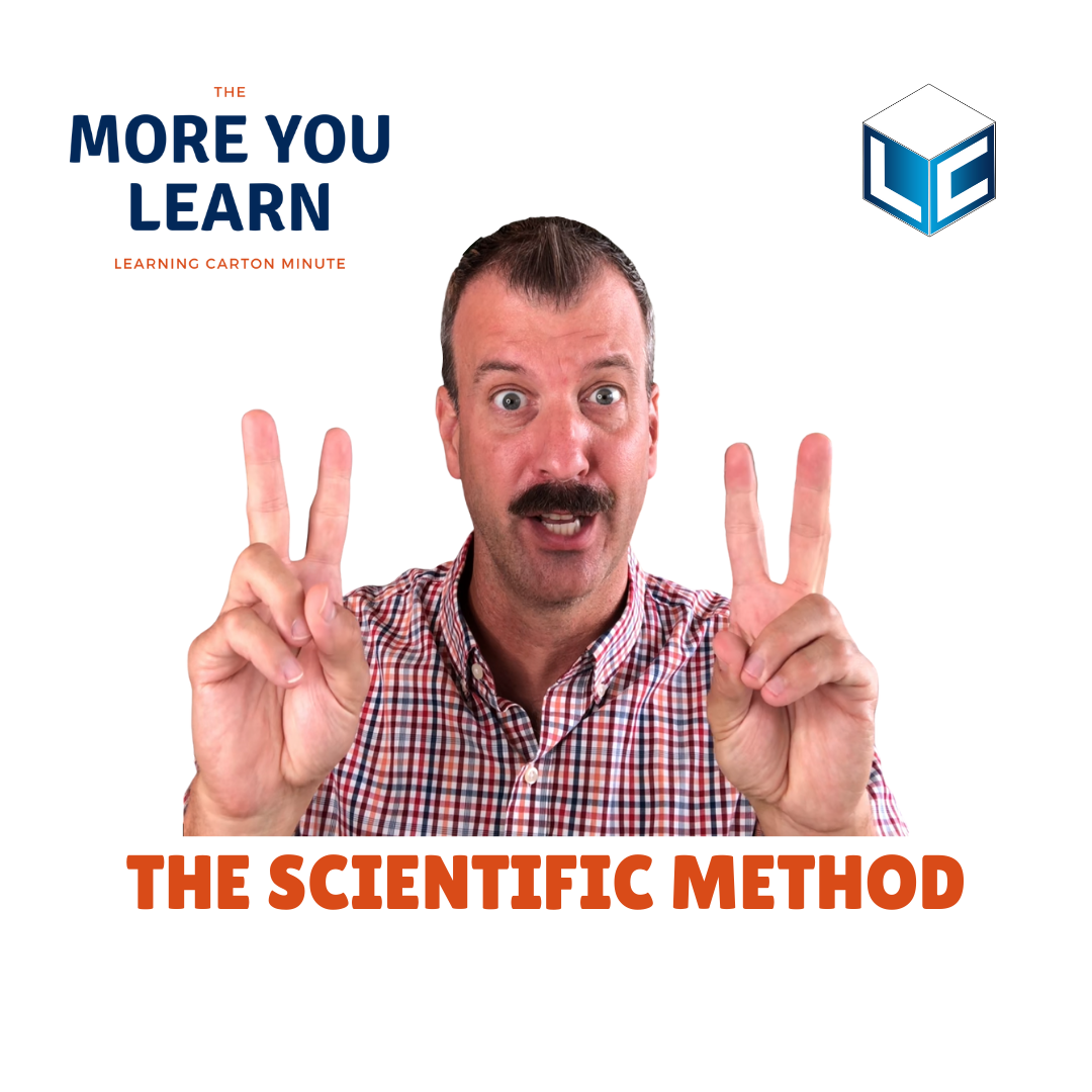 the-scientific-method-the-more-you-learn-video-learning-carton