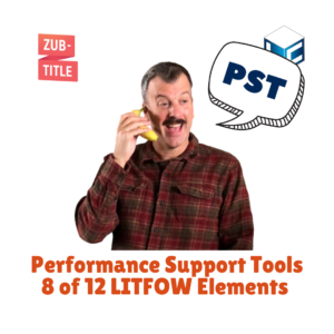 Performance Support Tools - 8 of 12 Learning in the Flow of Work Elements