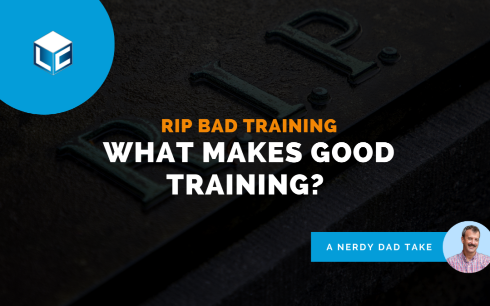 RIP bad training! What makes good training? Learning Carton