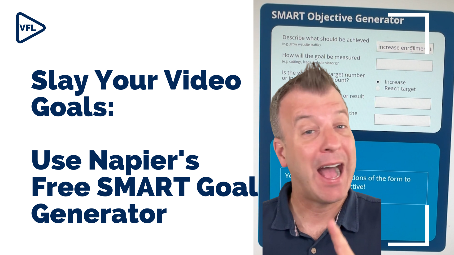 Slay Your Video Goals Use Napier's Free SMART Goal Generator VIDEO